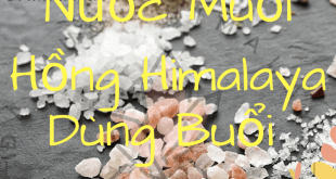 Nước Muối Khoáng Hồng Nên Dùng Buổi Nào?